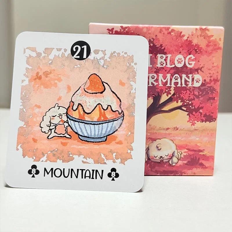 Boji Blog Lenormand Deck เวอร์ชันภาษาอังกฤษ 39 ชิ้นการ์ดไพ่ทาโรต์สําหรับคนรักไพ่ทาโรต์