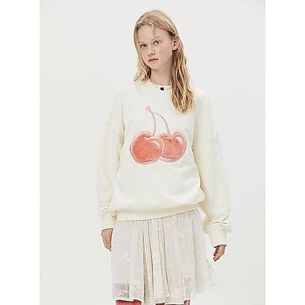 Kirsh(คริช) cherry sweatshirtสเวตเตอร์ ของแท้สแกนป้ายได้