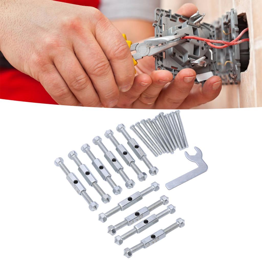 Tutoushop Phefop Junction Box Repair Set ชุดโลหะผสมเหล็กขนาดมาตรฐานประหยัดแรงงาน Socket Fastener ควา