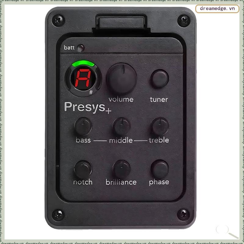 [dreamedge] Piezo Pickup 4-Band Equalizer Onboard Preamps 201 กีต้าร์โปร่งคลาสสิก EQ Tuner Preamp สํ