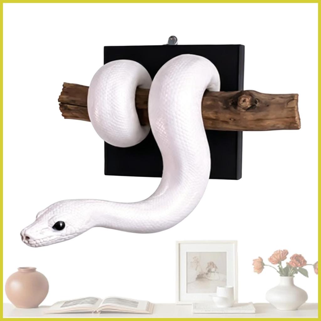 Python Wall Art 3D เรซิ่นที่สมจริงตกแต่งเรซิ่น Python Wall Art สําหรับโซฟาพื้นหลังผนังห้องโถง Wall f