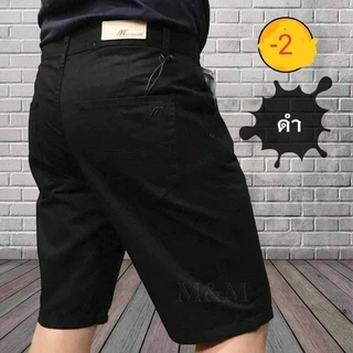 กางเกงผู้ชาย ขาสั้นสามส่วน ผ้าcotton100% เอว28-44 ราคาถูก สีไม่ตก กางเกงลำลอง