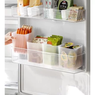 Omocha | (1 Set 3 ชิ้น) Refrigerator Storage Box กล่องจัดระเบียบตู้เย็น กล่องแบ่งช่องตู้เย็น