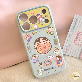 สำหรับ Redmi A3 13 12 9C 10A 14 11 13C 10s 13X Note 9 A1 14C A2 11s 9A 10 เคสหน้าต่างกล้องลายตัวการ์ตูนวงแหวนหมุน