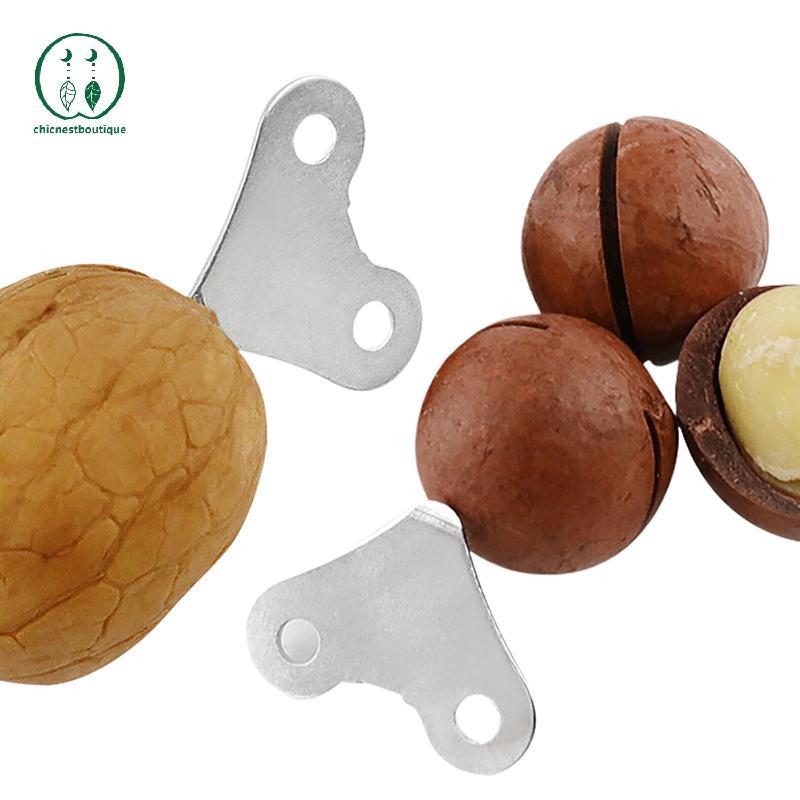[Chicnest] 10/20PCS Macadamia Nut/Walnut/Almond/Pecanปฏิบัติ Nut Shell Opener สําหรับใช้ในครัวเรือน 