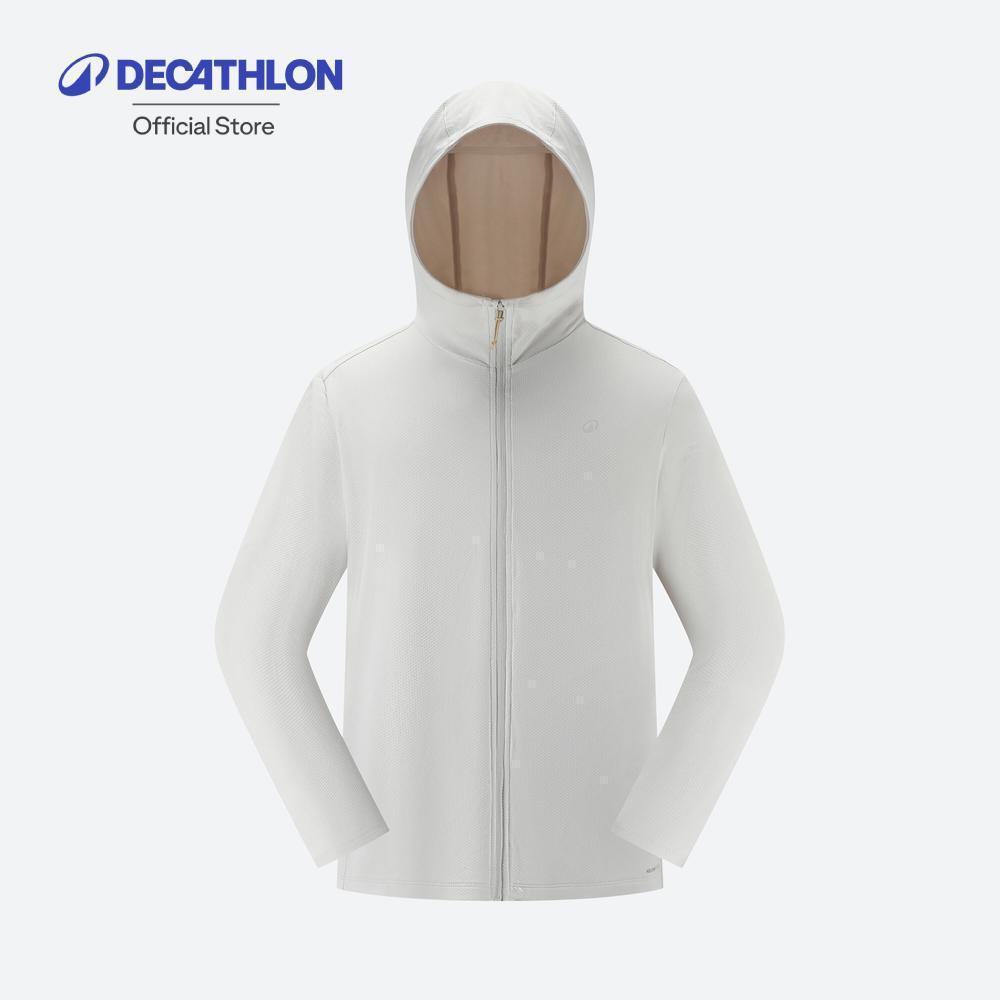 Decathlon Anti UV Knit 100 Jkt M เสื้อแจ็คเก็ตป้องกันรังสียูวีผ้าถักสำหรับผู้ชาย รุ่น 100 - Beige