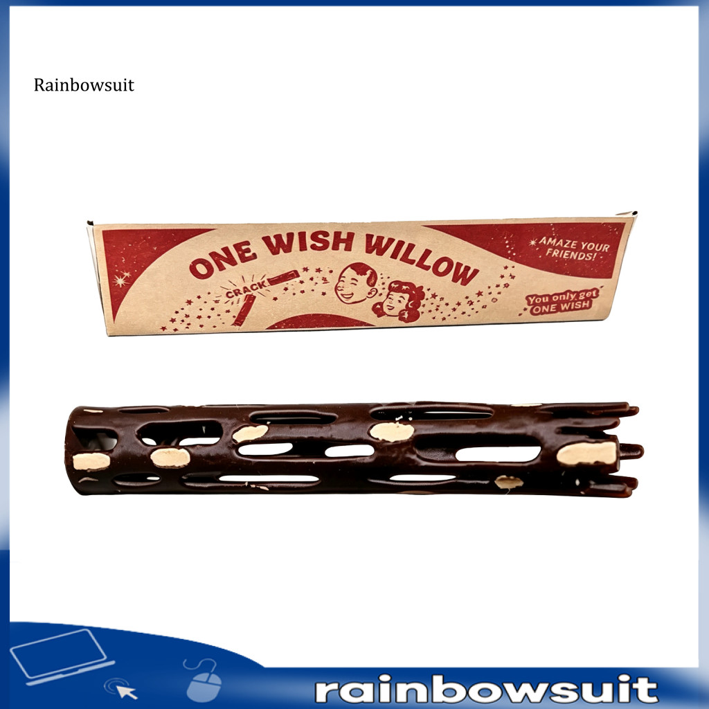 [RB] Wishing Willow สาขาสําหรับพิธีกรรม Tokens ที่ระลึกสําหรับงานแต่งงาน One Wish Willow Stick พร้อมกล่อง – 3d พิมพ์ Breakable Magic Luck Charm Spiritual Healing สําหรับดี
