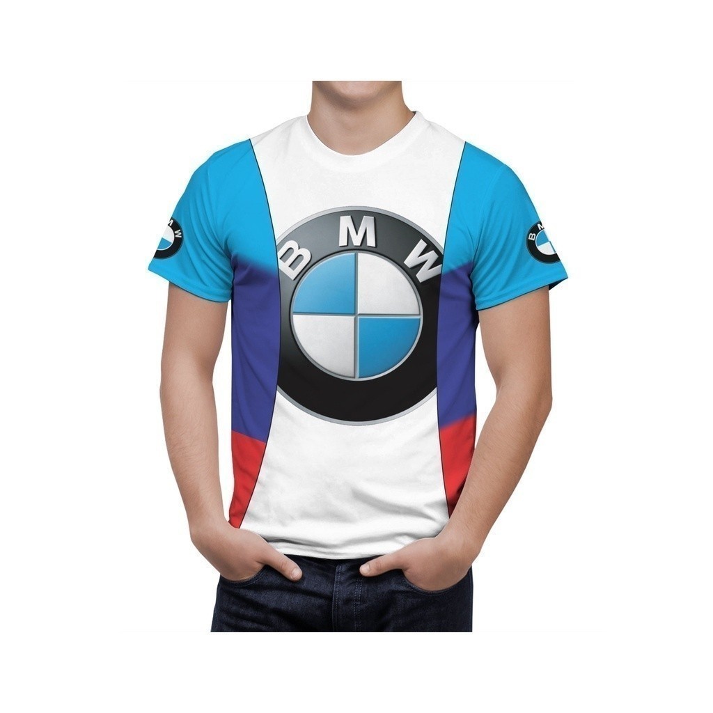เอ็มพาวเวอร์ BMW M5 fan Touring White เสื้อยืดแขนสั้นผู้ชาย