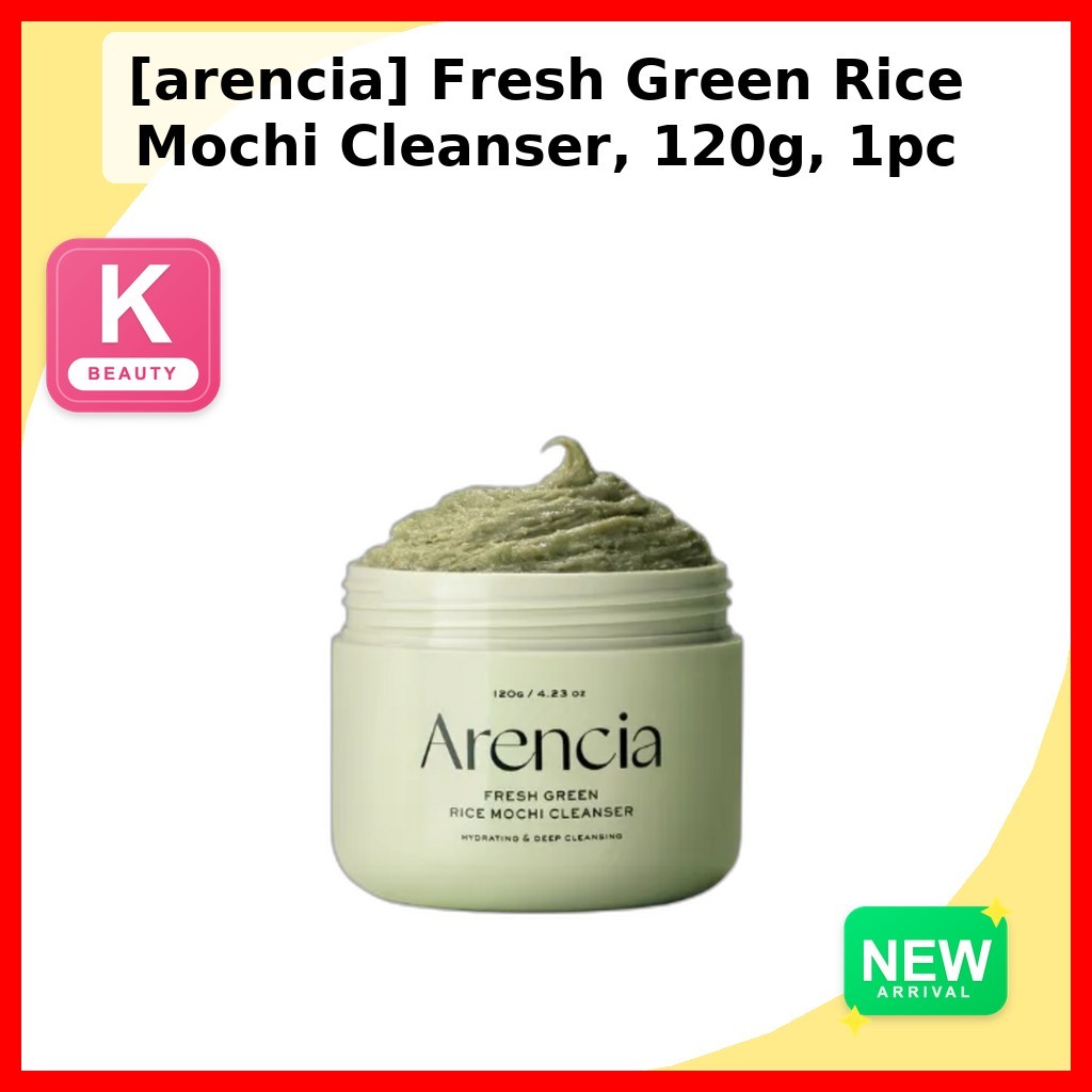 [arencia] Fresh Green Rice Mochi Cleanser, 120g, 1pc / Korean Cleanser / Texture Mochi / ของแท้ 100%