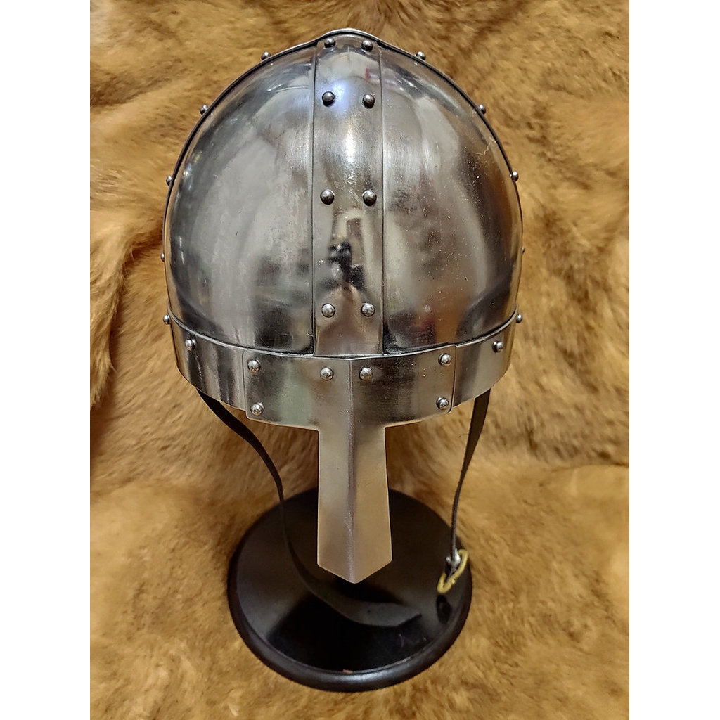 [งานสั่งทำ] หมวกเหล็กอัศวิน Norman Knight Helmet with Nasal Guard นักรบครูเสด จาก  Kingdom of Heaven