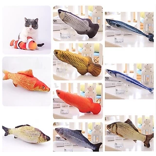 Thai.th ของเล่นแมวตุ๊กตาแคทนิป ปลาแคทนิป ของเล่นแมวไม่มีมอเต้อ แคทนิป 20 CM YZKL(มีราคาส่ง)
