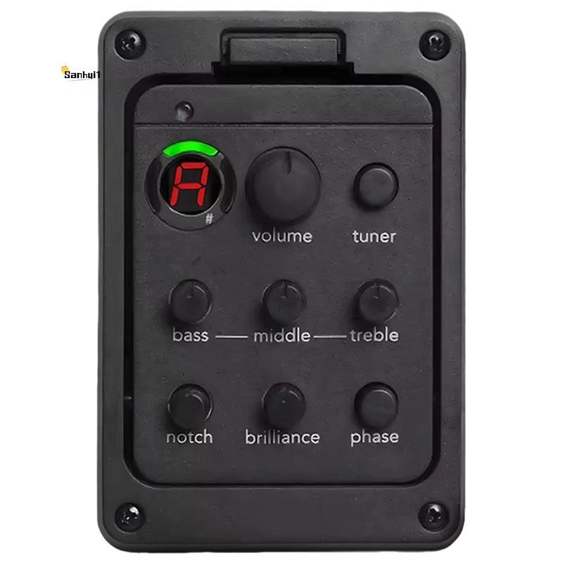 201 ปิ๊กอัพกีต้าร์ Pickup Preamp EQ จูนเนอร์ Mic Blend Preamp สําหรับ Fishman