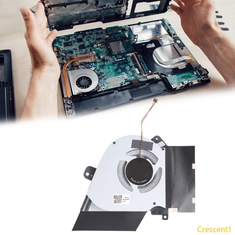 Crescent1 CPU GPU พัดลม DC12V 4Pin 4 สายแล็ปท็อป CPU GPU พัดลมระบายความร้อนสําหรับ ROG Zephyrus S GX