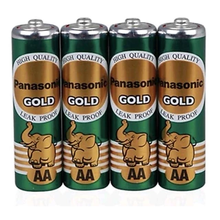 PANASONIC GOLD ถ่านไฟแบงกานีสโกลด์ ขนาดD , AA , AAA