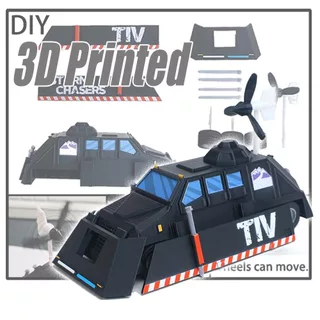 TIV2 Tornado Intercept Storm Chaser รถ ATS ดัดแปลงยานพาหนะ DIY 3D พิมพ์เคลื่อนย้ายได้งานอดิเรกของเล่นสะสม