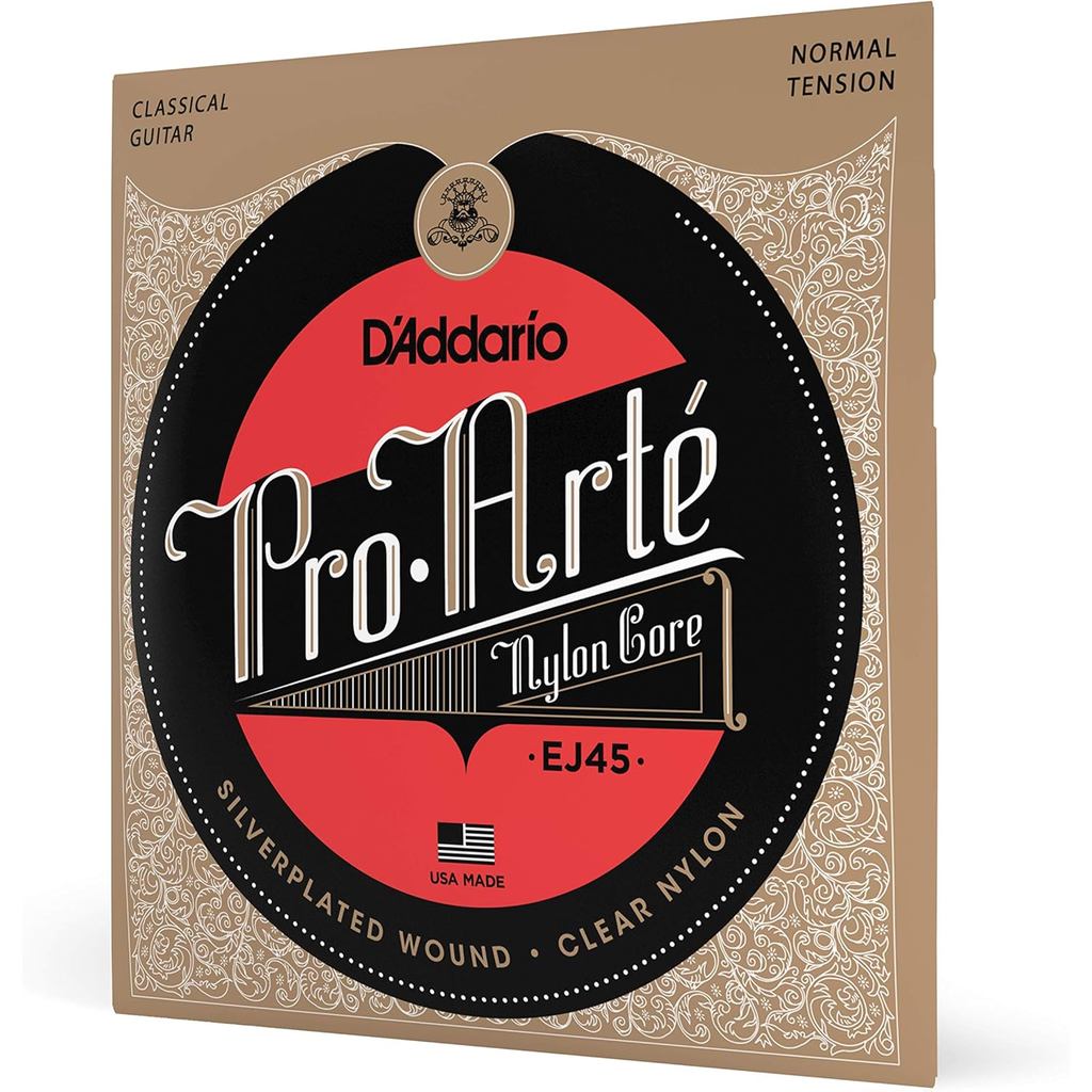 D'ADDARIO สายกีต้าร์ DAddario - สาย Pro-Arte กีต้าร์คลาสสิค - EJ45 จํานวน 1 แพ็ค