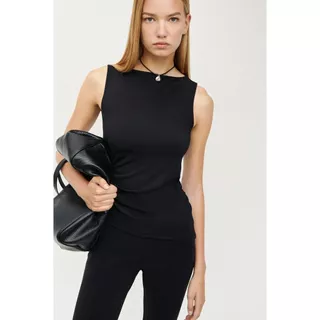 H&M(เอชแอนด์เอ็ม) เสื้อคอเรือดีไซน์ระบายทรง Draped ผู้หญิง 1341118_1