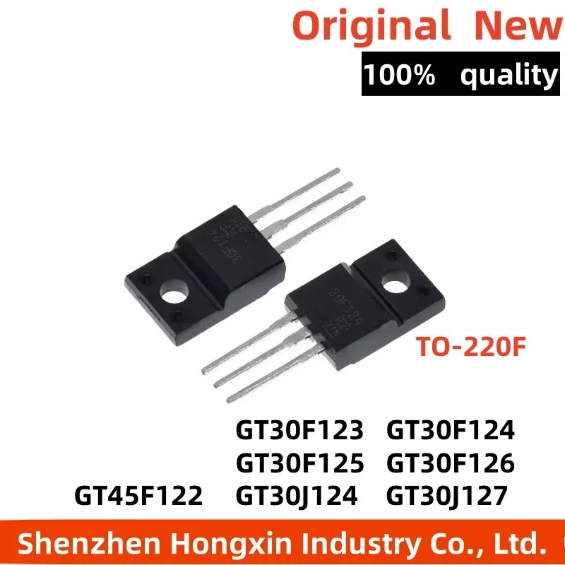 5PCS GT30F123 GT30F124 GT30F125 GT30F126 GT45F122 GT30J124 GT30J127 TO-220F Field Effect ทรานซิสเตอร