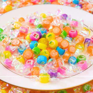 ลูกอมตัด 50-100 ชิ้น Mini Candy Crush handmade fruit ลูกอมตัด ลูกอมมินิจิ๋ว ลูกอมแฮนด์เมด ผลไม้รวม