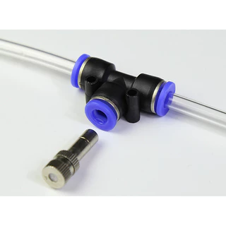 ข้อต่อ นิวเมติก ข้อต่อท่อลม PU 6mm. 8mm. ท่อลม ข้อต่อสายไมโคร สายพ่นหมอก 1 2 3 4ทาง 6มม 8มม พลาสติกหนา ทนแดด