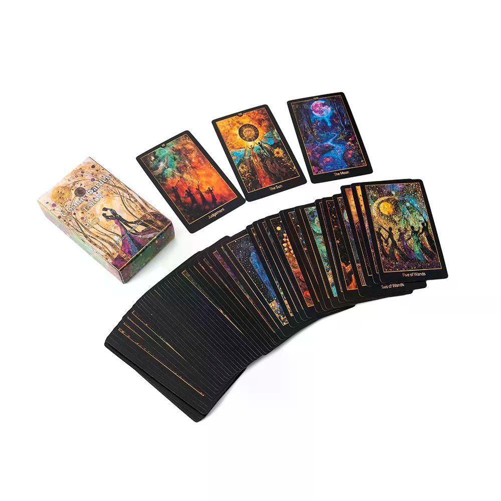 2026 สินค้าใหม่ English Cosmic Garden ไพ่ทาโรต์ Cosmic Garden Carlo Card .20260717