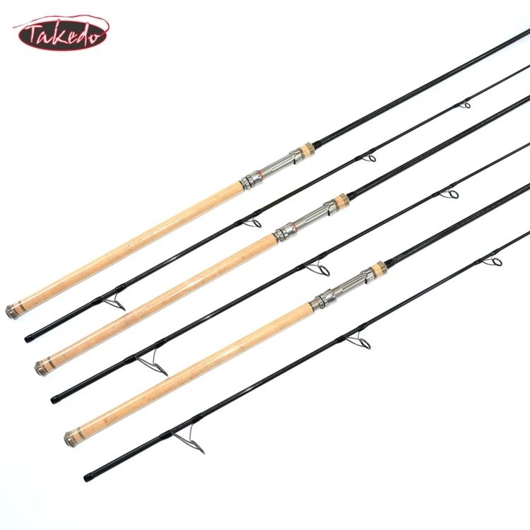 TAKEDO TK19018 Im10 คาร์บอนไฟเบอร์สูง 2 ส่วน 10 3.0Lbs 3.25Lbs 3.5lbs เบ็ดตกปลาปลาคาร์พ Fuji