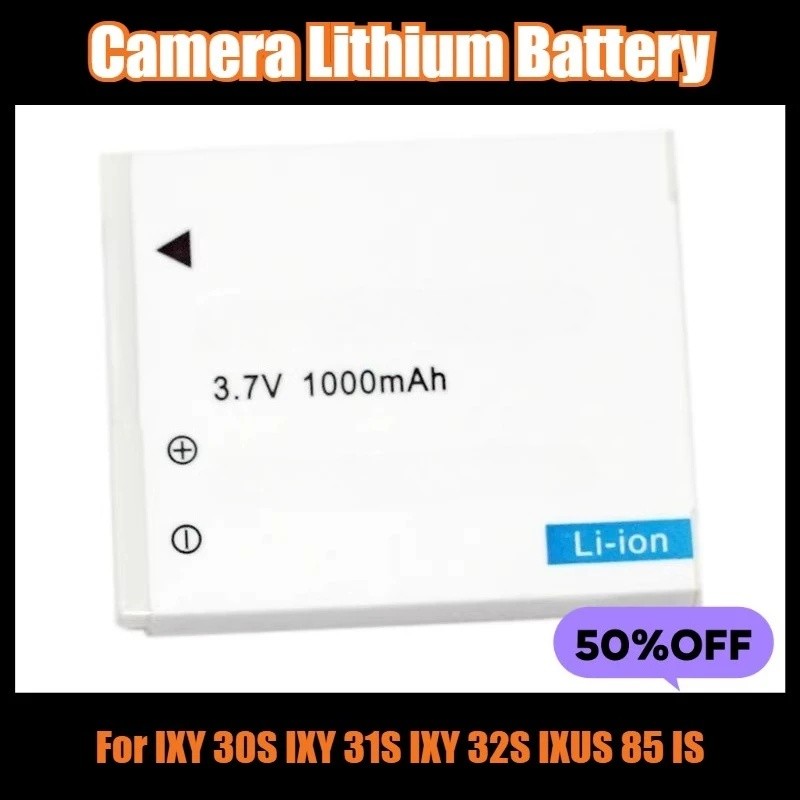 3.7V 1000mAh NB-6L แบตเตอรี่กล้องสําหรับ IXY 30S IXY 31S IXY 32S IXUS 85 IS
