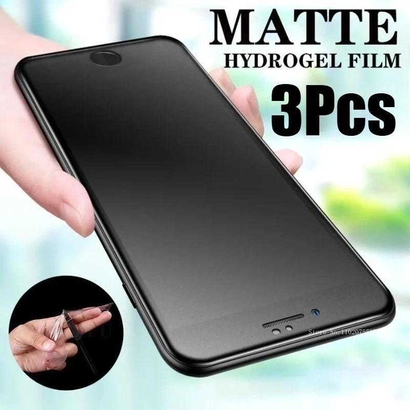 3Pcs Full Cover Screen Protector Matteฟิล์มสําหรับRealme C73 C75 C75x C83 C85 C100 C100i C100x Q2 Q2