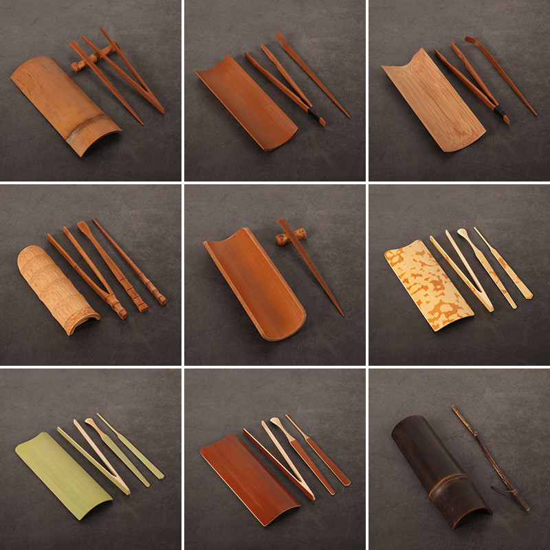 Bamboo tea ceremony gentleman set Kung Fu tea set accessories Tea needle, tea spoon, tea scoop, tea 