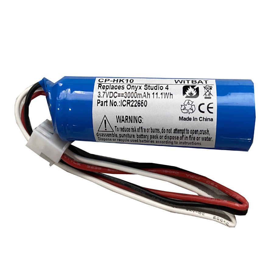 Compatible with Harman Kardon Onyx Studio 4 Bluetooth speaker battery ICR22650