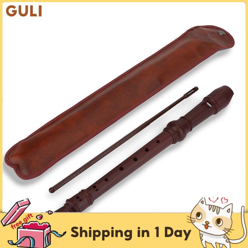 Guli Guli 8 หลุม High Pitch Soprano Recorder ขลุ่ยพลาสติก Instruments Reed Pipe