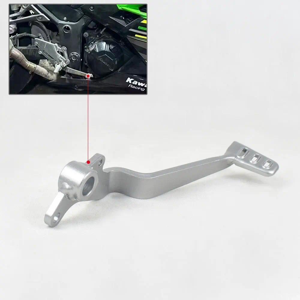 KAWASAKI รถจักรยานยนต์ก้านเบรคหลังสําหรับคาวาซากินินจา250ร 300 Z250 z300เบรกเหยียบสากลก้านเบรกมืออาช