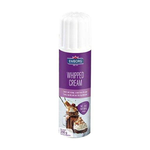 เอ็มบอร์ก วิปครีมสเปรย์ Emborg Spray Whipped Cream 250ml.