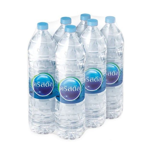 คริสตัล น้ำดื่ม Crystal Drinking Water 1.5ltr. Pack6