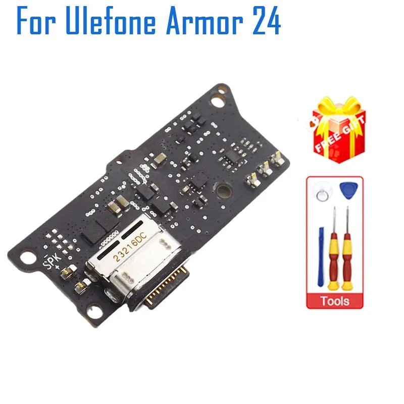 ใหม่ Original Ulefone Armor 24 USB ฐาน Dock ชาร์จพอร์ตบอร์ดอุปกรณ์ซ่อมสําหรับ Ulefone Armor 24 สมาร์