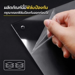 กรอบรูปอะคริลิคโปร่งใส ขนาด A4 A5 6นิ้ว 7นิ้ว วางได้ทั้งแนวตั้งและแนวนอน พร้อมหมุดตั้งโต๊ะ ใส่รูปภาพ โปสเตอร์