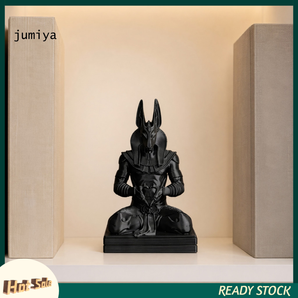 เดสก์ท็อป Anubis ประติมากรรม Anubis เครื่องประดับ Anubis 3d พิมพ์หุ่นอียิปต์พระเจ้ารูปปั้นหัวใจมือ M