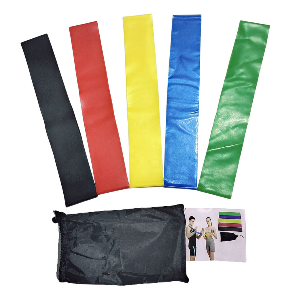 TPE วงต้านทานแหวนโยคะ Squat Fitness Tension Elastic Band