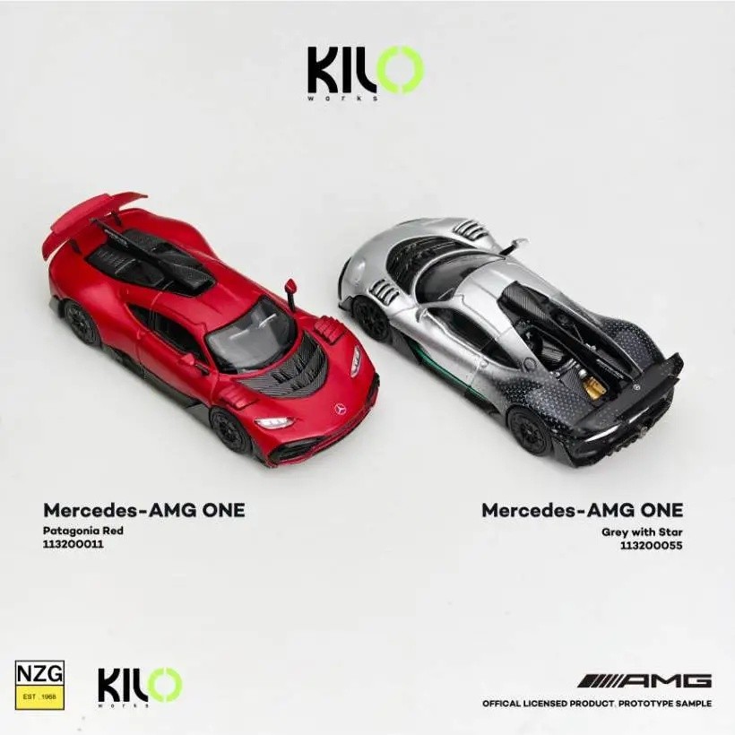 KILOworks 1: 64 Mercedes ONE Mercedes|AMG ONE รถสปอร์ต รุ่นโลหะผสม * 30726