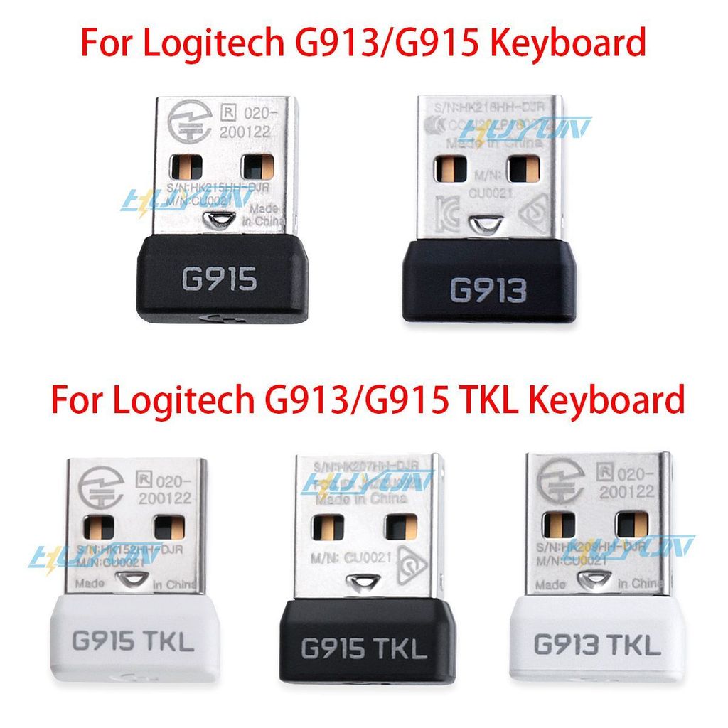 ยี่ห้อใหม่คีย์บอร์ดไร้สายตัวรับสัญญาณ G913G915G915G913TKL คีย์บอร์ดเกมสีดําตัวรับสัญญาณ