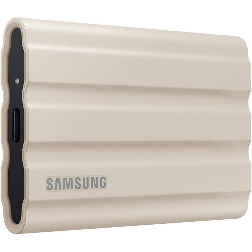 Samsung T7 Shield 2TB, SSD แบบพกพา, สูงสุด 1050MB/s, USB 3.2 Gen2, ทนทาน, อัตรา IP65, สําหรับช่างถ่า