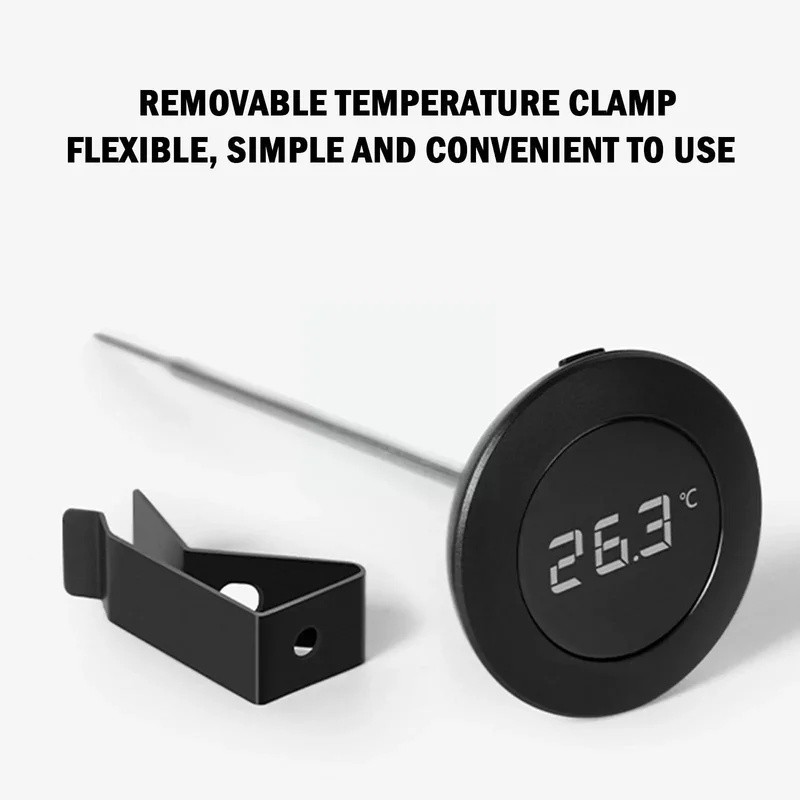 YyyTimemore Digital Little T จอแสดงผล LCD Thermo Detertor เครื่องวัดอุณหภูมิแบบพกพากาแฟ Thermome เคร