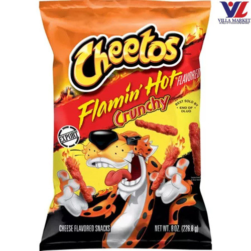 Cheetos Flamin' Hot Crunchy Cheese Snack 226G