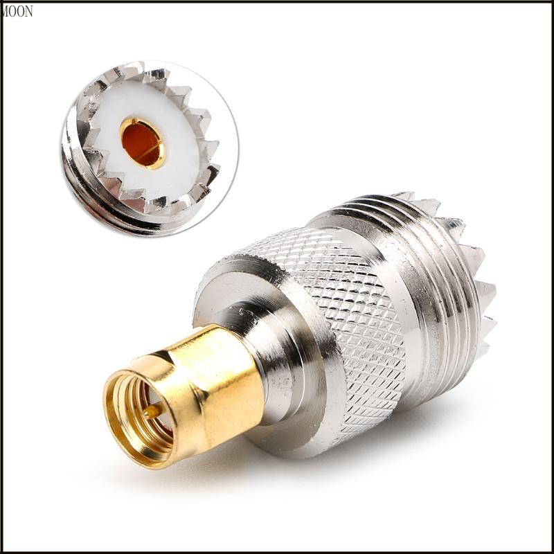 MOON SMA Male To UHF Female RF Coaxial Connector Adapter SO-239 SO239