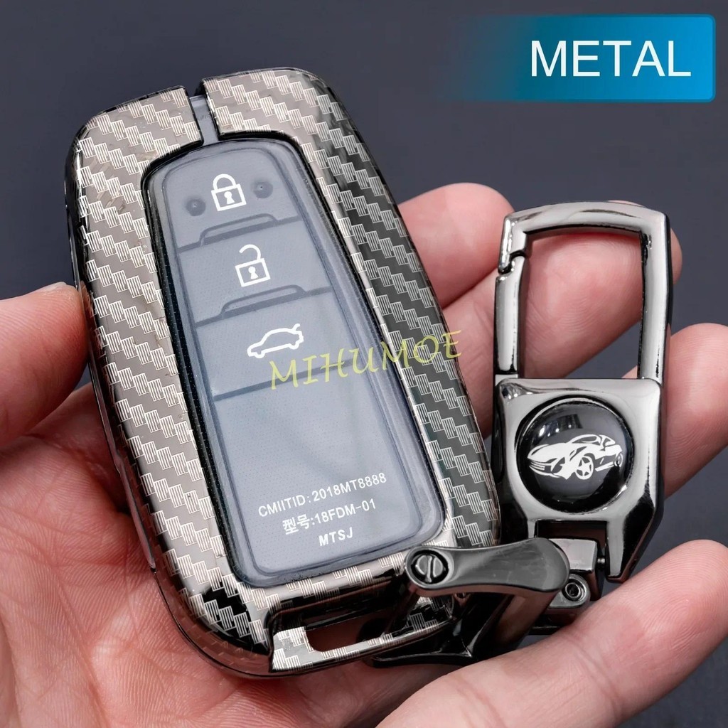 สําหรับ Toyota Highlander Camry RAV4 Kluger Prius C-HR Avalon Corolla Prado 86 GT86 โลหะกุญแจรถ Fob 