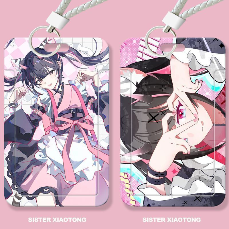 Macross Kozawa Nai Student Slide Card Holder Meal Card Bus Card ID Protective Case Access Control Ca