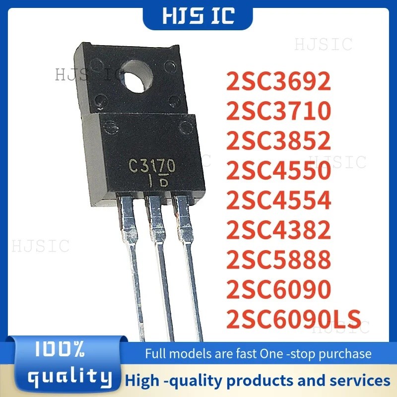 5PCS 2SC4554 2SC3852 2SC6090LS 2SC5888 2SC4550 2SC482 C3692 C6090 C3710 TO-220F C4554 C3852 C6090 C5
