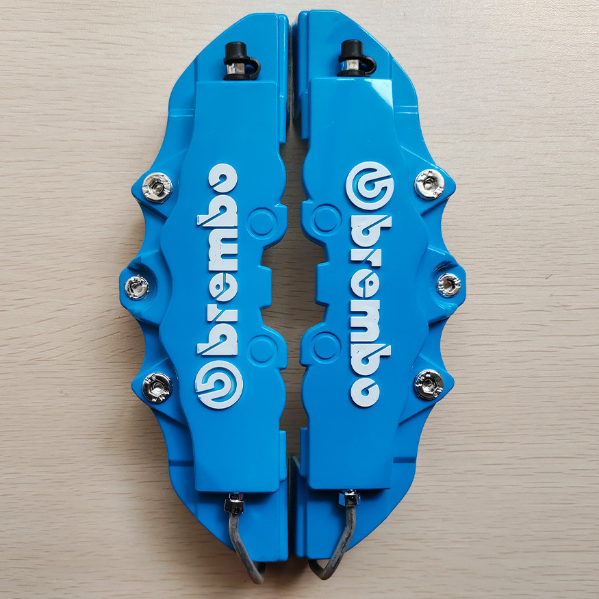 2PCS Universal Blue Medium Car 3D Racing Disc เบรค Caliper สําหรับ 15 หรือ 16 นิ้วดุมล้อ 1ASW สําหรั