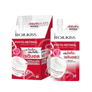 [กล่อง x6] Rojukiss Phyto Retinol Firm And Smooth Cream 10ml โรจูคิส ไฟโต เรตินอล เฟิร์ม สมูท ครีม 10ml