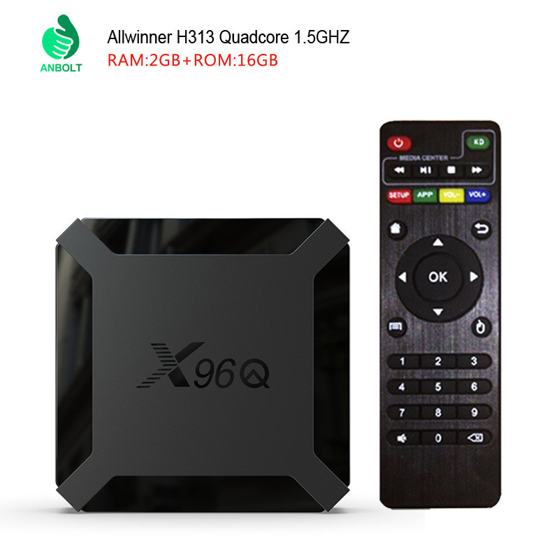 พร้อมสต็อก X96Q Set-Top Box Quanzhi H313 HD WiFi Native Android 10 Network Media Player